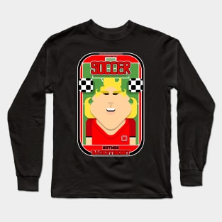 Soccer/Football Red and Black - Nutmeg Backothenet - Hazel version Long Sleeve T-Shirt